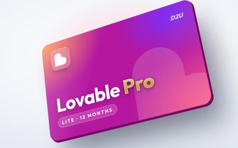 Lovable Pro Lite — سنة